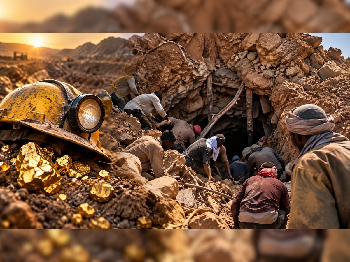 Illegal gold mine