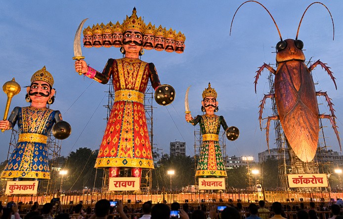 30 Feet Cockroach Effigy